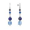 Boucles d'oreilles Spark Jasmine cristal autrichien sur argent A0373B