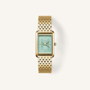 Montres Rosefield Heirloom Vert menthe Or Femme HMGSG-H04