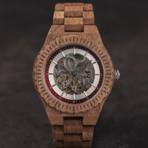 Montre WOODWATCH Automatic Vanguard Bois d'acajou WW-AU-VNG