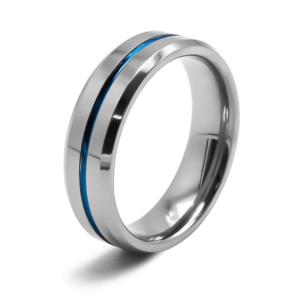 Bague W. Spencer tungstène Homme  TUN-R008-60