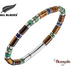Bracelet All Blacks bijoux Homme acier 682420