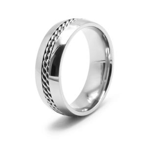 Bague W. Spencer acier Homme  STE-R045-60