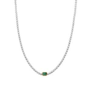 Collier TI Sento vert femme 34053EM-42