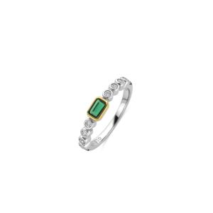 Bague TI Sento The Hexagone femme 12340EM-54