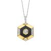 Collier TI Sento The Hexagone femme 6838BL