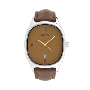 Montre KELTON Grande colorama double choco quartz Unisexe 9124932