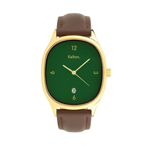 Montre KELTON Grande colorama menthe choco quartz Unisexe 9124942