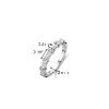 Bague TI Sento The Hexagone femme 12338ZI-54