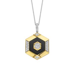 Collier TI Sento The Hexagone femme 6838BL