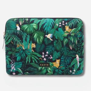 Housse ordinateur CASYX, 15 pouces  Deep Jungle