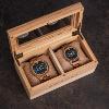 Boîte WOODWATCH Collector's Box 2 montres Bois de Catalpa WW-ACC-CB