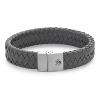 Bracelet Rebel & Rose Full Metal Premium Gris 15 mm, Homme RR-M0050-S-L