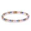 Bracelet Rebel & Rose Pink Summer Vibes - 4 mm - Plaqué ionique 18 ct XS, Femme