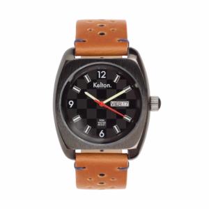 Montre KELTON RC22 Damier Brown quartz Homme 9121042