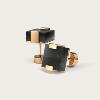 Boucles d'oreilles WOODWATCH Rectangular Black Marble & Gold Marbre noir WW-WACC