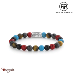 Bracelet Rebel & Rose Plus de balles que la plupart, Homme RR-80083-S-M