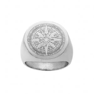 Bague Thabora homme Globe trotter chevalière T165484-60