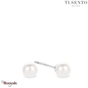 Boucles d'oreilles TI Sento Perles femme 7582PW