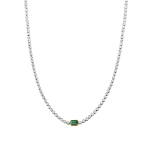 Collier TI Sento vert femme 34053EM-42