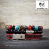 Bracelet Rebel & Rose Plus de balles que la plupart, Homme RR-80083-S-M