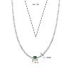 Collier TI Sento vert femme 34053EM-42