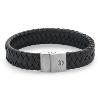 Bracelet Rebel & Rose Full Metal Premium noir 15 mm, Homme RR-M0047-S-L