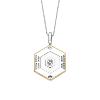 Collier TI Sento The Hexagone femme 6838BL