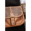 Sac bandoulière  KASZER collection Nevada Marron naturel clair touché velours 20